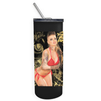 Christy Mack - Hot Tipping Point - Pop Art Pornstars By Mr Bluprint  P Skinny Tumbler | Artistshot