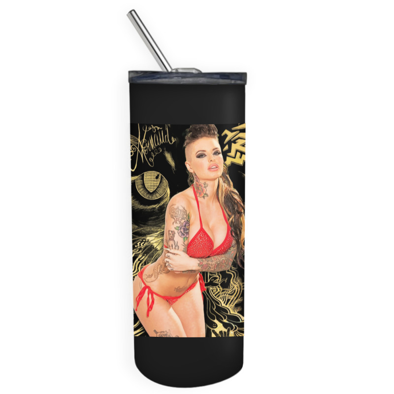 Christy Mack - Hot Tipping Point - Pop Art Pornstars By Mr Bluprint  P Skinny Tumbler | Artistshot