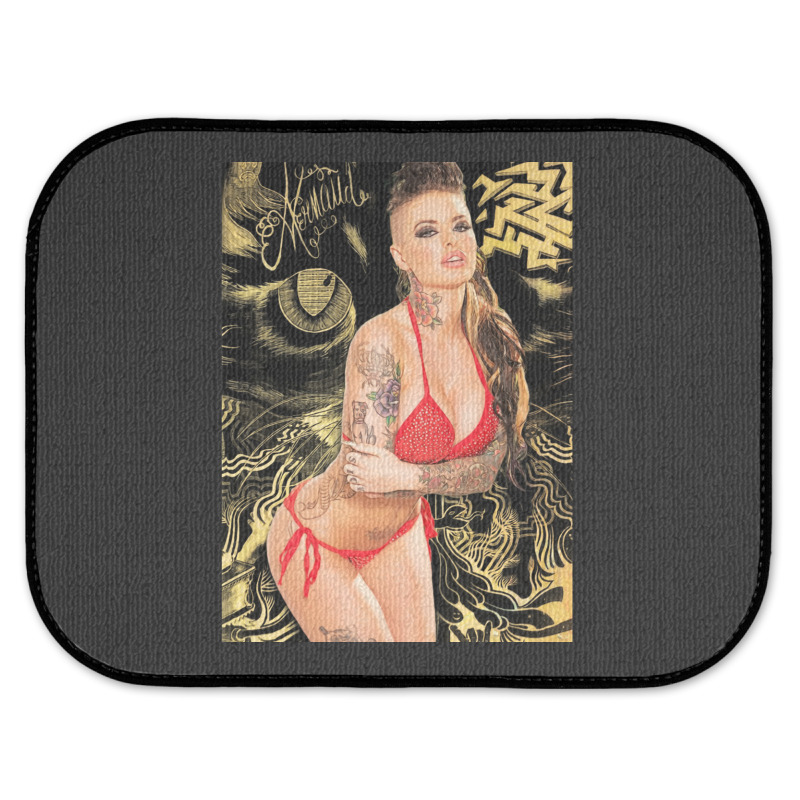 Christy Mack - Hot Tipping Point - Pop Art Pornstars By Mr Bluprint  P Rear Car Mat | Artistshot