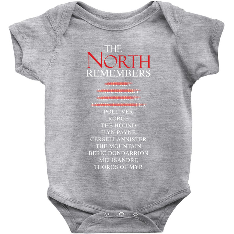 The North Remembers Baby Bodysuit by tshiart | Artistshot