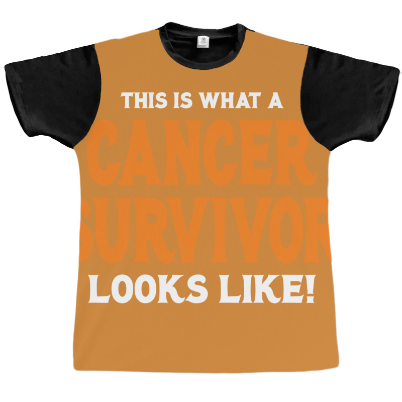 This Is What A Skin Cancer Survivor Looks Like Graphic T-shirt | Artistshot