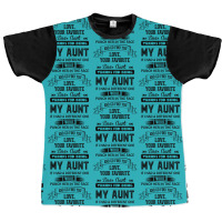 Dear Aunt, Thanks For Being My Aunt Graphic T-shirt | Artistshot