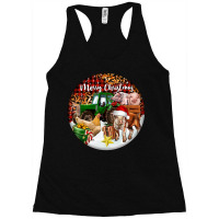 Merry Christmas Farm Animals Racerback Tank | Artistshot