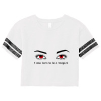 I Was Born To Be A Vampire  Twilight Scorecard Crop Tee | Artistshot