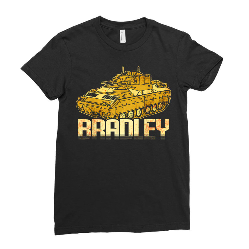 Bradley Fighting Vehicle Usa America American Military T Shirt Ladies Fitted T-Shirt by daniadsu0smyrl | Artistshot