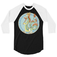 Asian Japanese Oriental Chinese Dragon Eating Ramen T Shirt 3/4 Sleeve Shirt | Artistshot