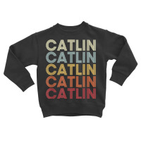 Catlin Illinois Catlin Il Retro Vintage Text T Shirt Toddler Sweatshirt | Artistshot