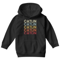 Catlin Illinois Catlin Il Retro Vintage Text T Shirt Youth Hoodie | Artistshot