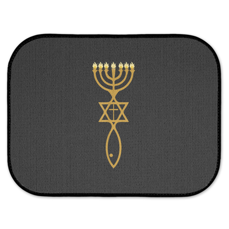 Messianic Judaism Cross Star Of David Jewish Rear Car Mat | Artistshot