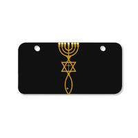 Messianic Judaism Cross Star Of David Jewish Bicycle License Plate | Artistshot