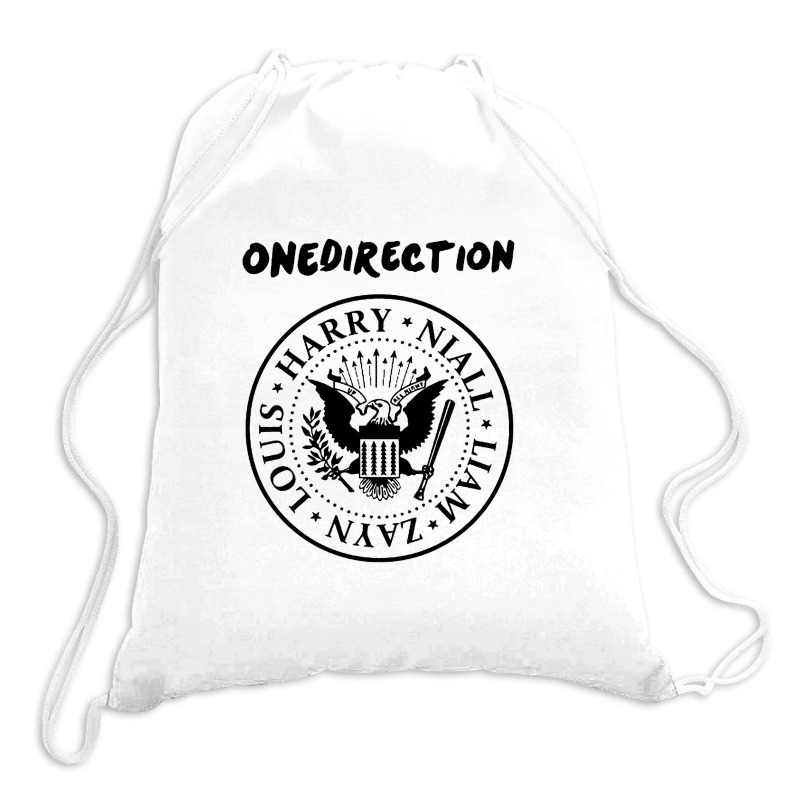 One Direction Shirts Pop Rock Drawstring Bags | Artistshot