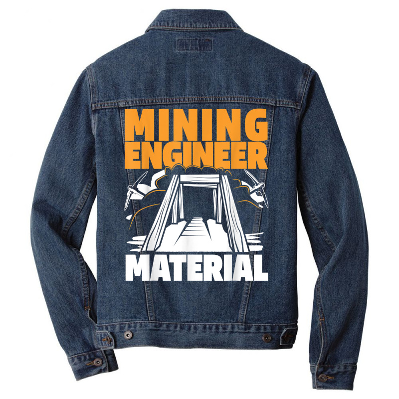 Engineering Mechanical   Civil Aerospace Mining Engineer T Shirt Men Denim Jacket by beckiguralk28 | Artistshot