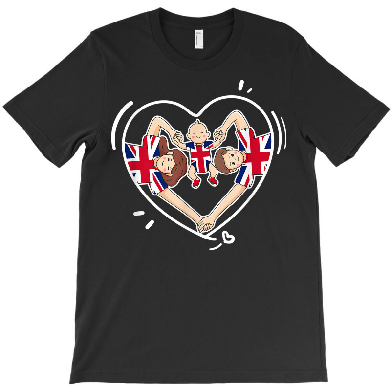 Flag Of Great Britain. Happy British Family. T Shirt T-shirt | Artistshot