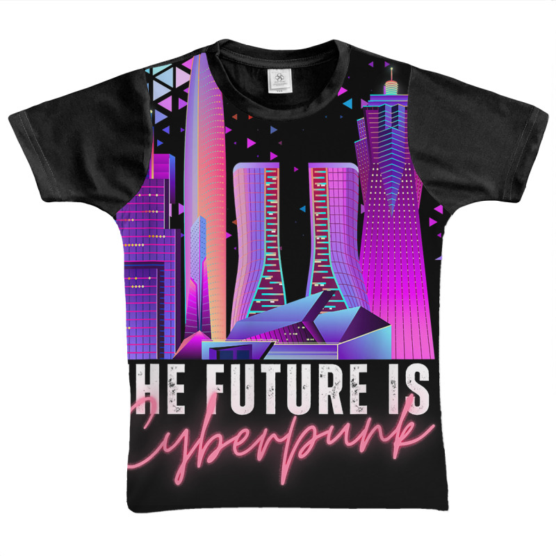 Future Is Cyberpunk, Neon Science Fiction, Futuristic Sci Fi T Shirt Graphic Youth T-shirt by ormtbkluss | Artistshot