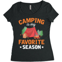 Camping T  Shirt Camping Is My Favorite Season T  Shirt Women's Triblend Scoop T-shirt | Artistshot