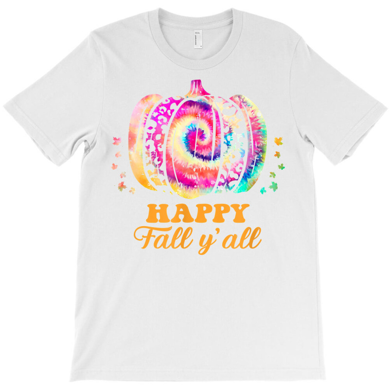 Happy Fall Y’all Pumpkin Leopard Its Fall Yall T Shirt T-shirt | Artistshot