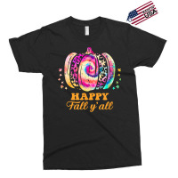 Happy Fall Y’all Pumpkin Leopard Its Fall Yall T Shirt Exclusive T-shirt | Artistshot