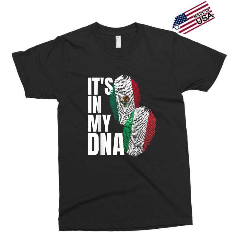 Mexican Italian Dna Heritage Nationality Flag Exclusive T-shirt by ElizahTessieDenniston | Artistshot