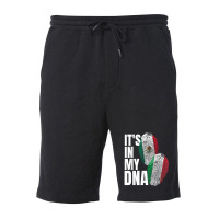 Mexican Italian Dna Heritage Nationality Flag Fleece Short | Artistshot