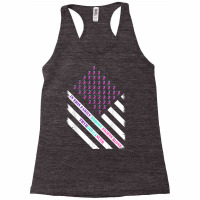 Grunge Teal Pink Purple Ribbons American Flag Nobody Fights T Shirt Racerback Tank | Artistshot