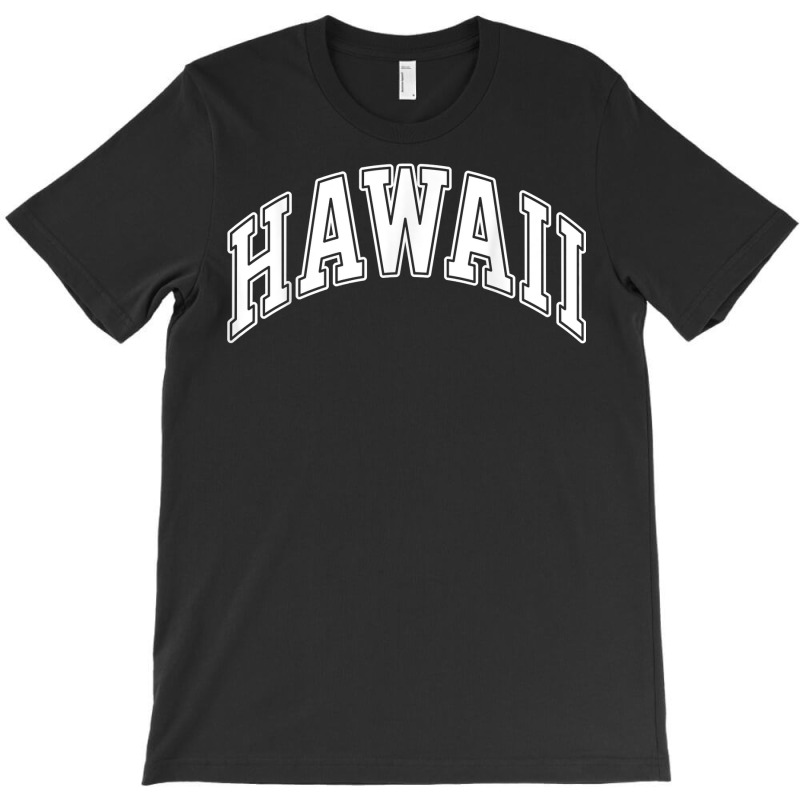 Hawaii Varsity Style White Text T Shirt T-shirt | Artistshot