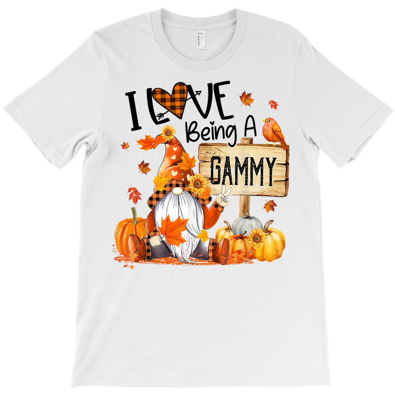 I Love Being Gammy Cute Gnome Pumpkin Thanksgiving T Shirt T-shirt | Artistshot