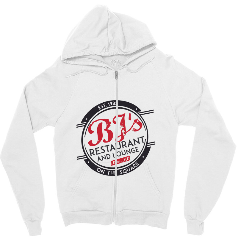 Bj Restaurant And Lounge Zipper Hoodie by SHECAT | Artistshot