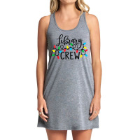 Library Crew Christmas Lights School Librarian Christmas Pjs T Shirt Tank Dress | Artistshot