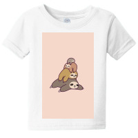 Sloth Stack Case & Skin For Baby Tee | Artistshot