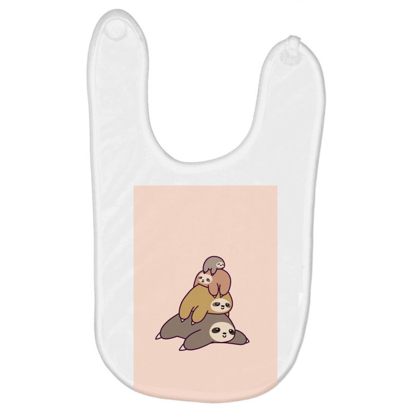 Sloth Stack Case & Skin For Baby Bibs | Artistshot