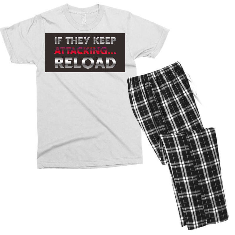 If They Keep Attacking Men's T-shirt Pajama Set by william875 | Artistshot