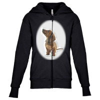 A Happy German Shepherd Mix Bhis Tongue Hangi Youth Zipper Hoodie | Artistshot