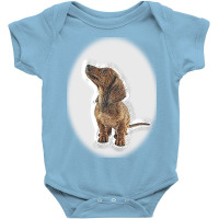 A Happy German Shepherd Mix Bhis Tongue Hangi Baby Bodysuit | Artistshot