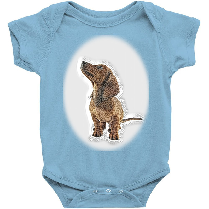 A Happy German Shepherd Mix Bhis Tongue Hangi Baby Bodysuit by Kemnabi | Artistshot