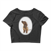 A Happy German Shepherd Mix Bhis Tongue Hangi Crop Top | Artistshot