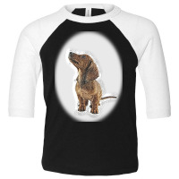 A Happy German Shepherd Mix Bhis Tongue Hangi Toddler 3/4 Sleeve Tee | Artistshot