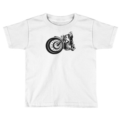 Chopper Biker Men Funny Toddler T-shirt Designed By Candrashop