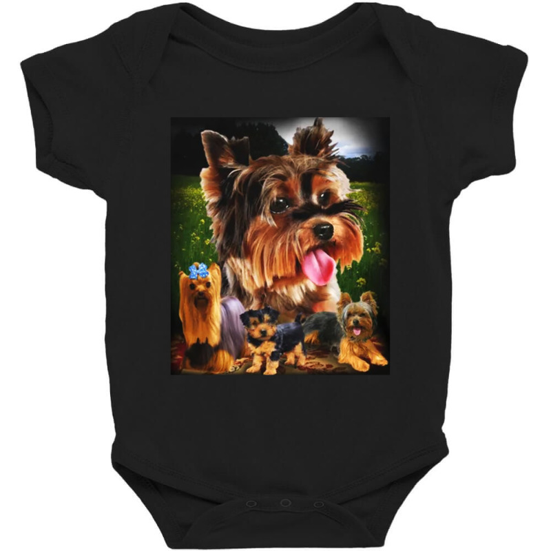 Yorkshire Terrier Baby Bodysuit by Kimochi | Artistshot