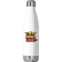 Adopt A Baby Mandalorian Baby Yoda Stainless Steel Water Bottle | Artistshot