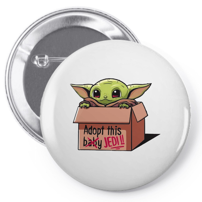 Adopt A Baby Mandalorian Baby Yoda Pin-back button by paulscott Art | Artistshot