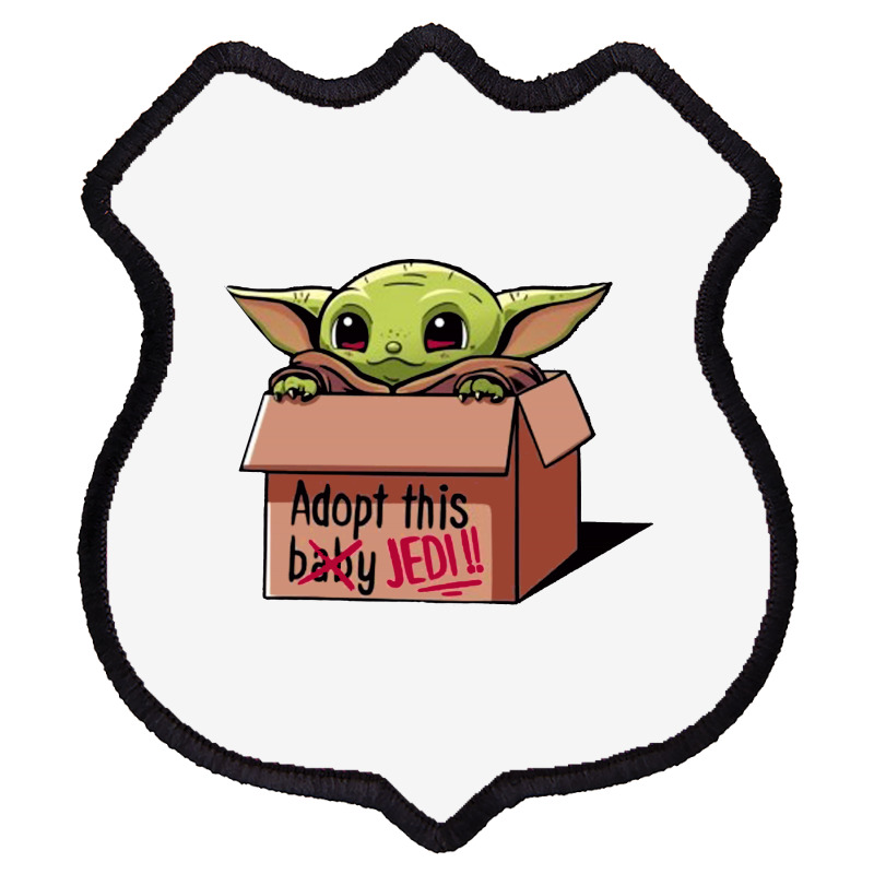 Adopt A Baby Mandalorian Baby Yoda Shield Patch by paulscott Art | Artistshot