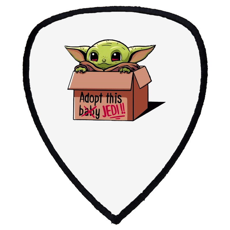 Adopt A Baby Mandalorian Baby Yoda Shield S Patch by paulscott Art | Artistshot