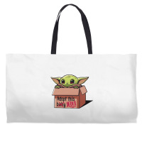 Adopt A Baby Mandalorian Baby Yoda Weekender Totes | Artistshot