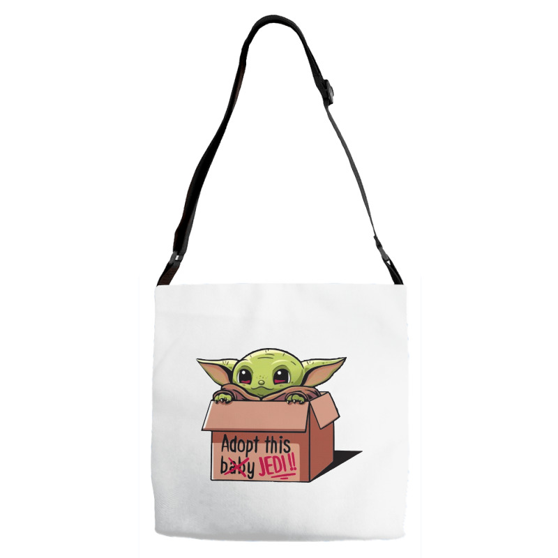 Adopt A Baby Mandalorian Baby Yoda Adjustable Strap Totes by paulscott Art | Artistshot