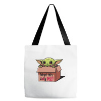 Adopt A Baby Mandalorian Baby Yoda Tote Bags | Artistshot