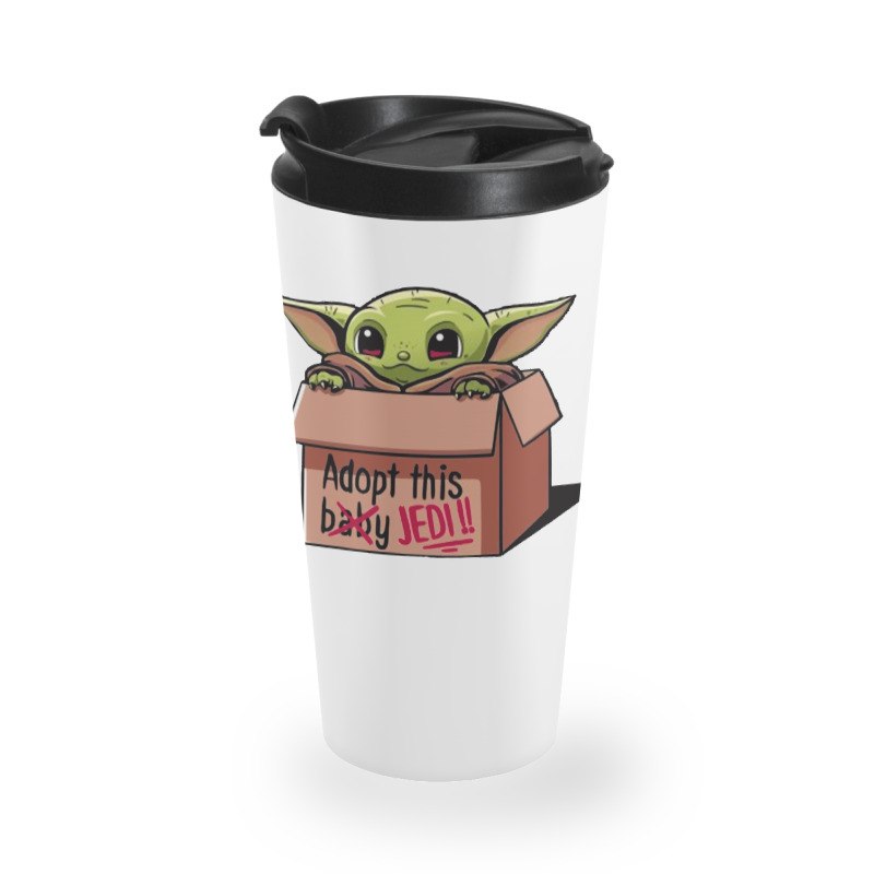 Adopt A Baby Mandalorian Baby Yoda Travel Mug by paulscott Art | Artistshot