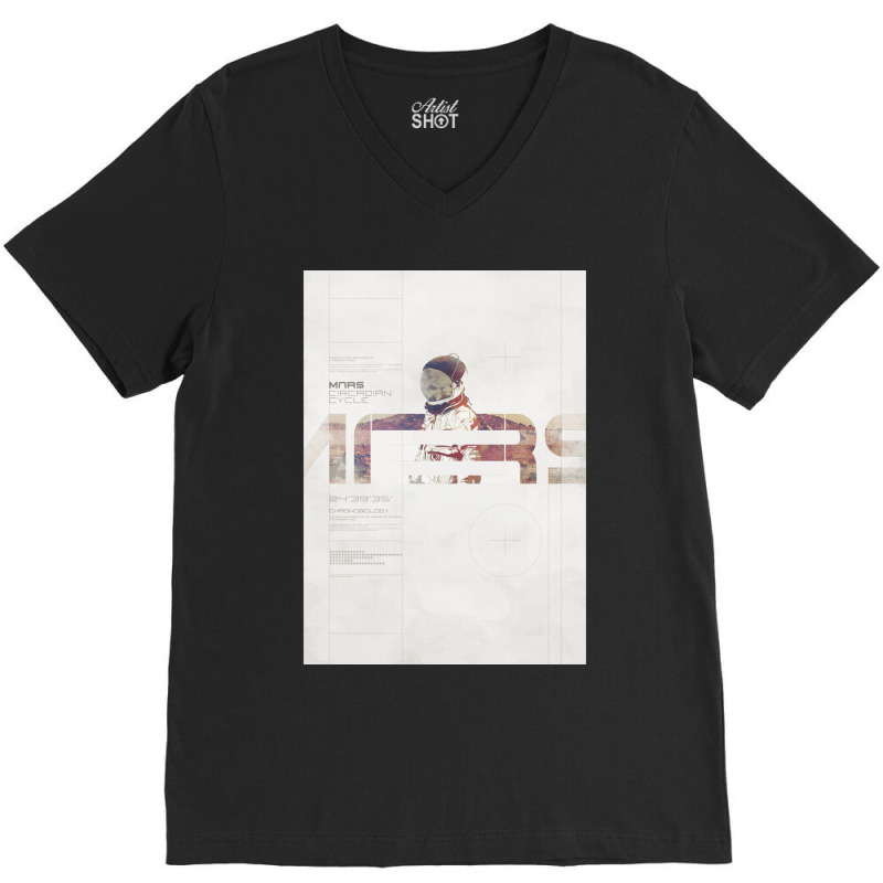 Mars Cyrcadian Cycle V-neck Tee | Artistshot