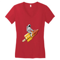 Melted Rocket Women's V-neck T-shirt | Artistshot