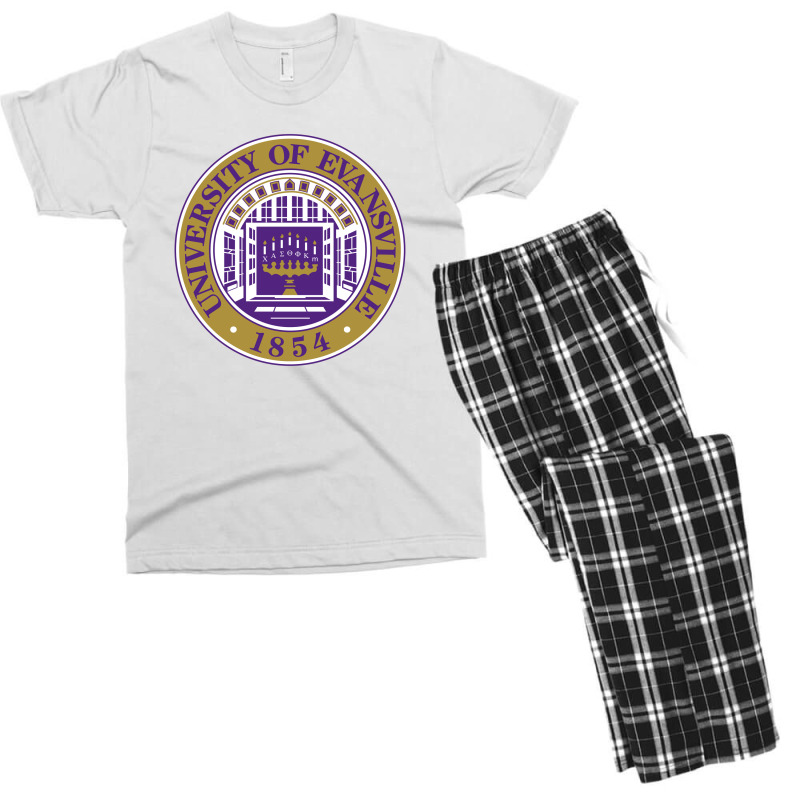 University Of Evansville Men's T-shirt Pajama Set by LydinetShop | Artistshot