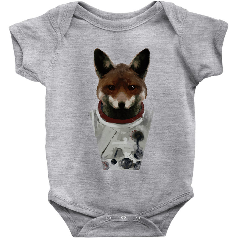 Animal Fox Pilot Wearing Spacesuit Baby Bodysuit by AnarhdiShop | Artistshot